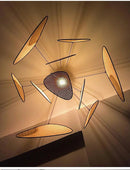 GobekUsa French Design Rattan Chandelier for Home Lighting