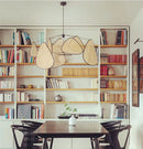 GobekUsa French Design Rattan Chandelier for Home Lighting