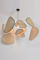 GobekUsa French Design Rattan Chandelier for Home Lighting