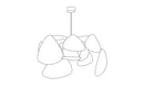 GobekUsa French Design Rattan Chandelier for Home Lighting