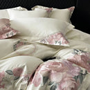 GobekUsa French Flowers Embroidery Luxury Bedding Set in 1000TC Egyptian Cotton