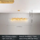 GobekUsa Crystal Branch Chandelier: Elegant French Style Ceiling Light for Living & Dining Room
