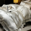 GobekUsa French Hollow Luxury Bedding Set with Lyocell Cotton Duvet Cover, Sheet & Pillowcases