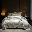 GobekUsa French Hollow Luxury Bedding Set with Lyocell Cotton Duvet Cover, Sheet & Pillowcases