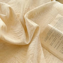 GobekUsa French Lace Ruffles Bedding Set Queen King Size 4Pcs
