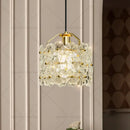 GobekUsa French Light Luxury Bedroom Chandelier Cream Style Romantic Garden Decor