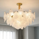 GobekUsa French Luxury Cream Crystal Living Room Light Modern Simple Net Red