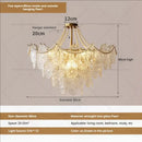 GobekUsa Cream Crystal Chandelier: French Light Luxury for Living Room, Bedroom, Dining Room