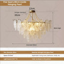 GobekUsa Cream Crystal Chandelier: French Light Luxury for Living Room, Bedroom, Dining Room