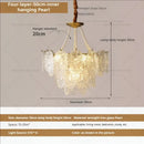 GobekUsa Cream Crystal Chandelier: French Light Luxury for Living Room, Bedroom, Dining Room