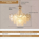 GobekUsa Cream Crystal Chandelier: French Light Luxury for Living Room, Bedroom, Dining Room