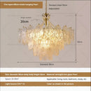 GobekUsa Cream Crystal Chandelier: French Light Luxury for Living Room, Bedroom, Dining Room