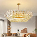 GobekUsa Crystal Rose Chandelier for Living Room Dining Bedroom 2024 French Light Luxury