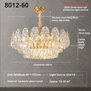 GobekUsa Crystal Rose Chandelier for Living Room Dining Bedroom 2024 French Light Luxury