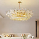 GobekUsa Crystal Rose Chandelier for Living Room Dining Bedroom 2024 French Light Luxury