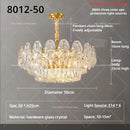 GobekUsa Crystal Rose Chandelier for Living Room Dining Bedroom 2024 French Light Luxury