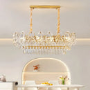 GobekUsa Crystal Rose Chandelier for Living Room Dining Bedroom 2024 French Light Luxury