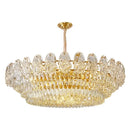 GobekUsa Crystal Rose Chandelier for Living Room Dining Bedroom 2024 French Light Luxury