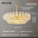 GobekUsa Crystal Rose Chandelier for Living Room Dining Bedroom 2024 French Light Luxury