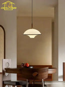 GobekUsa French Medieval Saucer Pendant Lights LED E27 Acrylic Designer Hanging Lamp