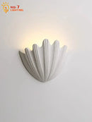 GobekUsa French Medieval Shell Gypsum Wall Lamp LED G9 Designer Retro for Living Room & Bedroom