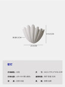 GobekUsa French Medieval Shell Gypsum Wall Lamp LED G9 Designer Retro for Living Room & Bedroom