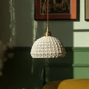 GobekUsa French Minimalism Ceramic LED Pendant Light for Home Decor
