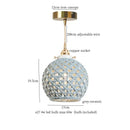 GobekUsa French Minimalism Ceramic LED Pendant Light for Home Decor