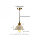 GobekUsa French Minimalism Ceramic LED Pendant Light for Home Decor