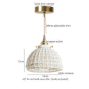 GobekUsa French Minimalism Ceramic LED Pendant Light for Home Decor