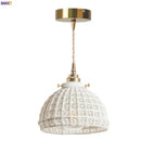 GobekUsa French Minimalism Ceramic LED Pendant Light for Home Decor
