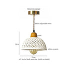 GobekUsa French Minimalism Ceramic LED Pendant Light for Home Decor
