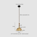 GobekUsa Copper Wood Glass LED Pendant Lamp - French Minimalist Design for Home Decor