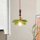 GobekUsa Copper Wood Glass LED Pendant Lamp - French Minimalist Design for Home Decor