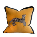 GobekUsa French Night Velvet Throw Pillow Case with Embroidered Butterflies