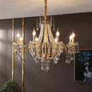 GobekUsa French Pearl Chandelier, Elegant Retro Design for Luxurious Living Spaces