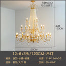 GobekUsa French Pearl Chandelier, Elegant Retro Design for Luxurious Living Spaces