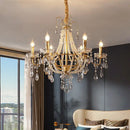 GobekUsa French Pearl Chandelier, Elegant Retro Design for Luxurious Living Spaces
