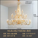 GobekUsa French Pearl Chandelier, Elegant Retro Design for Luxurious Living Spaces