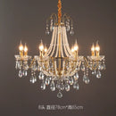 GobekUsa French Pearl Chandelier, Elegant Retro Design for Luxurious Living Spaces