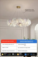 GobekUsa Petals Crystal Chandelier Light: French Living Room & Dining Room Luxury Lighting