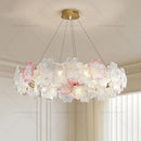 GobekUsa Petals Crystal Chandelier Light: French Living Room & Dining Room Luxury Lighting