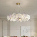 GobekUsa Petals Crystal Chandelier Light: French Living Room & Dining Room Luxury Lighting
