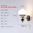 GobekUsa French Retro Living Room Bedroom Wall Lamp