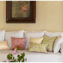 GobekUsa Contessa Camellia Throw Pillow Cover: French Retro 3D Floral Jacquard Cushion Case