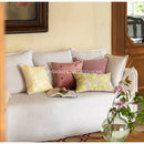 GobekUsa Contessa Camellia Throw Pillow Cover: French Retro 3D Floral Jacquard Cushion Case