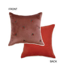 GobekUsa Contessa Camellia Throw Pillow Cover: French Retro 3D Floral Jacquard Cushion Case