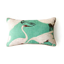 GobekUsa Dancing Crane Decorative Cushion Cover: High Grade French Retro Pillow Case 45x45cm