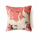 GobekUsa Dancing Crane Decorative Cushion Cover: High Grade French Retro Pillow Case 45x45cm