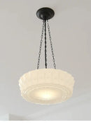 GobekUsa French Retro Shanghai Style Glass Lamp Chandelier
